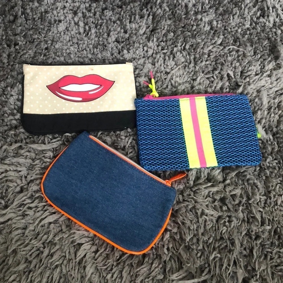 Cosmetic Bags Small Makeup Bag Set of 3 Pouch Purse Organizer‎ - Picture 2 of 2